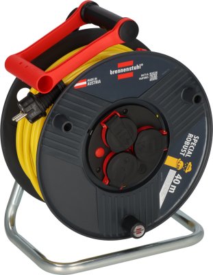 Professional Kabeltrommel ST 290 IP44, 3x Typ F, 40m AT-N07V3V3-F 3G1,5 gelb