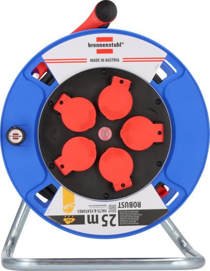 Garant&reg; Kabeltrommel ST 300 IP44, 5x Typ F, 25m H07RN-F 3G1,5 - Produktansicht