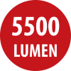 LED Strahler EL 5500 W, 5500lm, 50W, 20cm H05RN-F 3G1,0, IP65