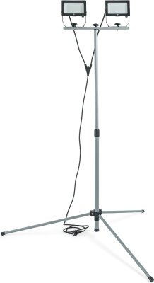 Stativ LED Strahler EL 11000 TD, 11000lm, 2x 50W, 2,5m H05RN-F 3G1,0, IP65