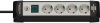 Premium-Line Steckdosenleiste 4-fach schwarz/lichtgrau 5m H05VV-F 3G1,5