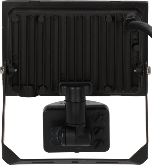 LED Strahler EL 3300 P mit Infrarot-Bewegungsmelder 3300lm, 30W, IP44, 20cm H05RN-F 3G1,0, 4000K - Produktansicht