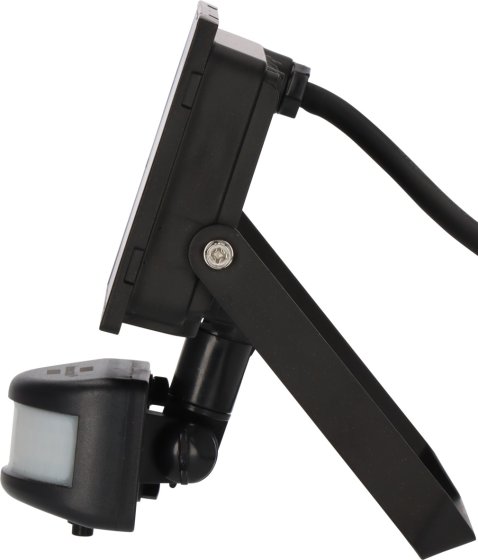 LED Strahler EL 3300 P mit Infrarot-Bewegungsmelder 3300lm, 30W, IP44, 20cm H05RN-F 3G1,0, 4000K - Produktansicht