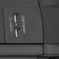 Premium-Line 30.000A &Uuml;berspannungsschutz-Steckdosenleiste mit USB-Ladefunktion 6-fach schwarz 3m H05VV-F 3G1,5 - Produktansicht