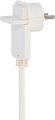 Comfort-Line Plus Steckdosenleiste mit Flachstecker 4-fach weiss 2m H05VV-F 3G1.5 - Produktansicht