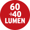 LED Sensor Sicherheitsleuchte SLA 16+2 B mit Infrarot-Bewegungsmelder 18 SMD LED 60lm, Akku, Taschenlampe