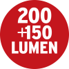 4+1 LED Akku Clipleuchte HL DA 41 MC 200+150lm
