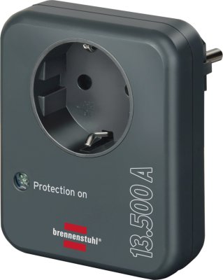 &Uuml;berspannungsschutzadapter 13.500A Anthrazit