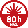 Akku LED Handleuchte SANSA 400 A, 400lm