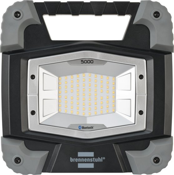 Mobiler Bluetooth LED Strahler TORAN 5000 MB mit Lichtsteuerungs-APP, IP54, 5000lm, 46W, 5m H07RN-F 3G1,5 - Produktansicht