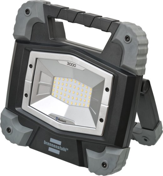 Mobiler Bluetooth LED Strahler TORAN 3000 MB mit Lichtsteuerungs-APP, IP55, 3000lm, 30W, 5m H07RN-F 2G1,0 - Produktbild