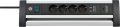 Alu-Office-Line Steckdosenleiste mit USB C Power Delivery USB-Ladefunktion 4-fach 1,8m H05VV-F 3G1,5 - Produktbild
