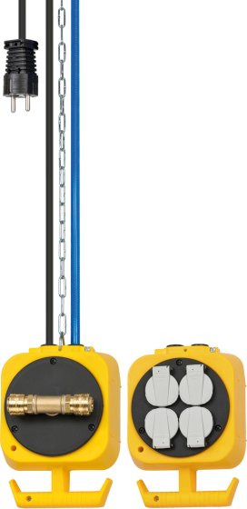 Druckluft Pendel Stromverteiler PSV D 4/1 5m H05VV-F3G1.5 - Produktbild