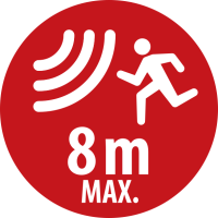 Range of the motion detector