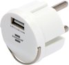 USB Steckdosenadapter 2,4A wei&szlig;