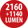 Professional Multi Battery LED Akku Handleuchte HL 3000, 1140 + 2160lm, IP54