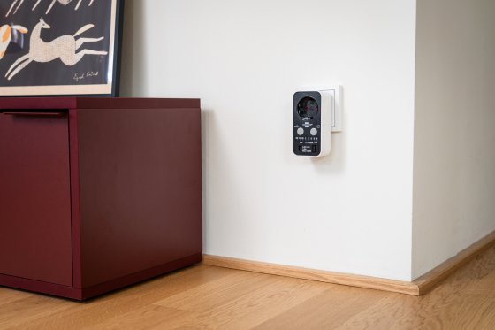 Digitaler Countdown Timer mit USB A und USB C weiß/schwarz - Anwendungsbild