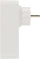 Digitaler Countdown Timer mit USB A und USB C weiß/schwarz - Produktansicht