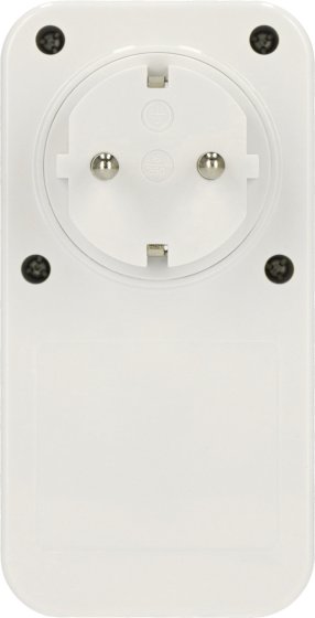 Digitaler Countdown Timer mit USB A und USB C weiß/schwarz - Produktansicht