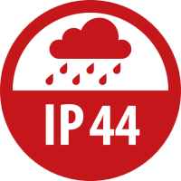 Fremdkörper- und spritzwassergeschützt