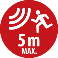 Range of the motion detector