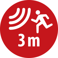 Reichweite des Bewegungsmelders