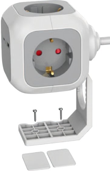 ALEA-Power USB-Charger Steckdosenw&uuml;rfel 4-fach, 1,4m&nbsp;H05VV-F 3G1,5 - Produktansicht